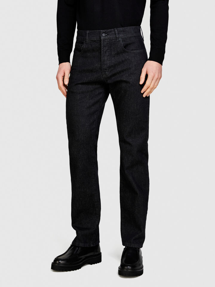San Francisco regular fit jeans - men's regular fit jeans - Black | Sisley image number 4